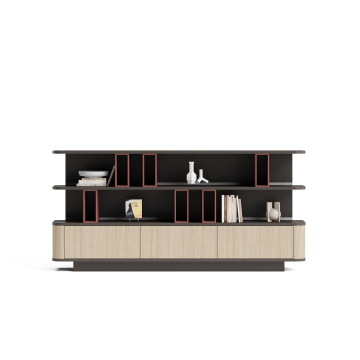 Wooden Office Filing Cabinet - Low Storage Solution for Home Offices