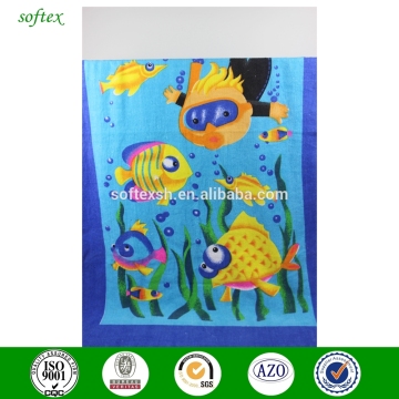 cotton reactive printing beach towel 70x140cm
