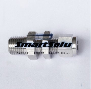Bulkhead Male Connector, Compression Tube Fitting, Bulkhead