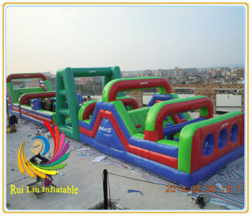 durable pvc high quality professional inflatable paint ball obstacle