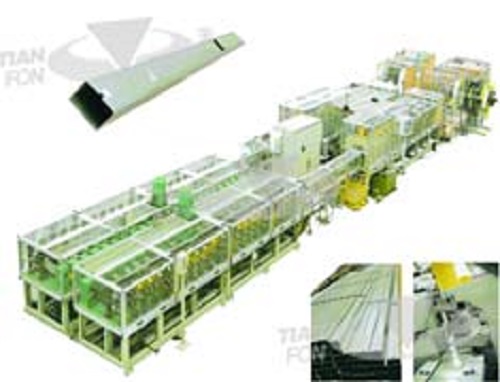 PLC Control Downspout Roll Forming Machine