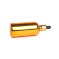 Électroplate des bouteilles de compte-gouttes en verre or pour l'huile essentielle