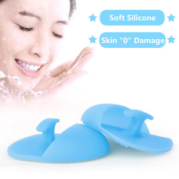 China Manufacturer Silicone Face Scrubber Cleanser Brush Pad Massager