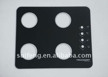 gas cooker tempered glass/cooktop glass