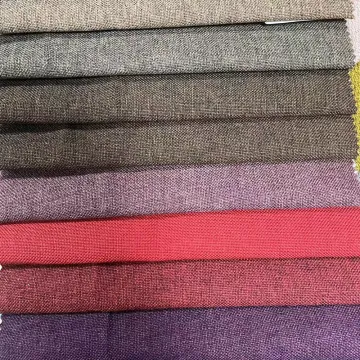 100%polyester linen style Upholstery Fabric for Sofa