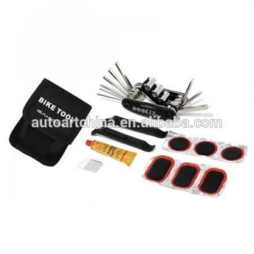 Portable Cycling Bike Bicycle Tire Repair Kit Tool Bag with Multi-function Tool