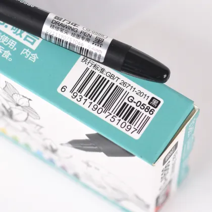 12 Color Fineliner Pen G-0586 - Watercolor Drawing Pen with Fine Line Tip