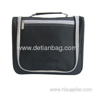 Black Large Hanging Makeup Cosmetic Bags For Men For Travel 