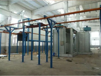 Automatic electrostatic powder spraying equipment