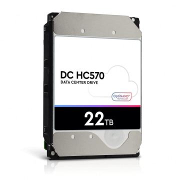 22TB DC HC570 SATA 6Gb/s 3.5 Inch 7.2K Server Internal Hard Disk Drive by Western Digital