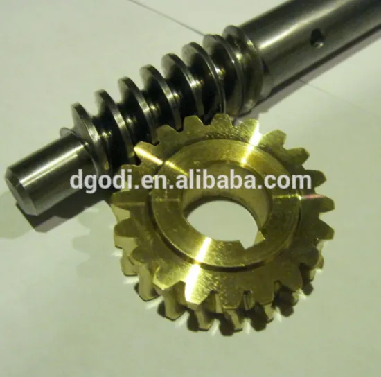 oem steel/metal/brass/copper worm gear set for worm gear winch