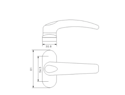 Multi-point lockable handle refers to the wide
