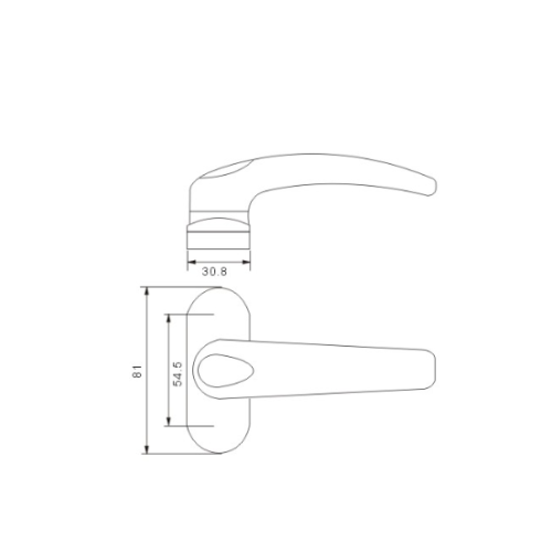 Multi-point lockable handle refers to the wide