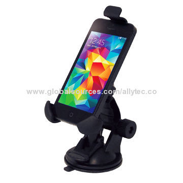 Car Mount for iPhone, Samsung, Sony and Other Smartphones, with High-quality PC and ABS Materials