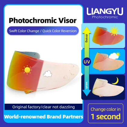 Photochromic Anti-Fog Film for SHOEI Z7 Motorcycle Helmet Visor