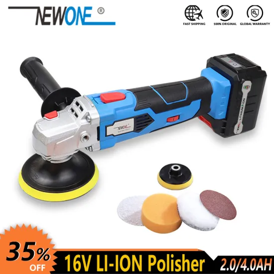 NEWONE 16V Cordless Power Tool Li-ion battery Polisher car shoe floor Polishing machine Cleaning machine with battery accessorie