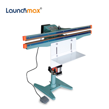 Foot Operated 650mm Double Heaters Food Grain Plastic Bag Sealer