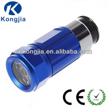 12V rechargeable aluminium car mini flashlight