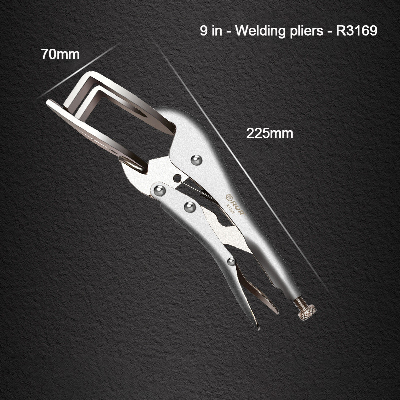 Industrial grade multi-function handle coated heavy duty clamp 9 inch welding pliers