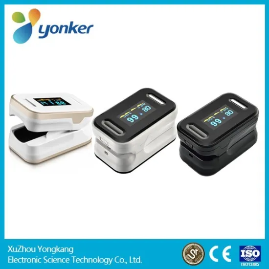 Blood oxygen saturation meter in clinical use