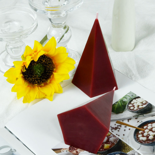 Unique Candles Scented Pentagonal Pyramid Candle For Gift Set Factory