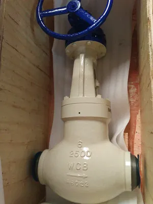 2500LB Globe Valve, ASTM A216, XXS Butt Weld