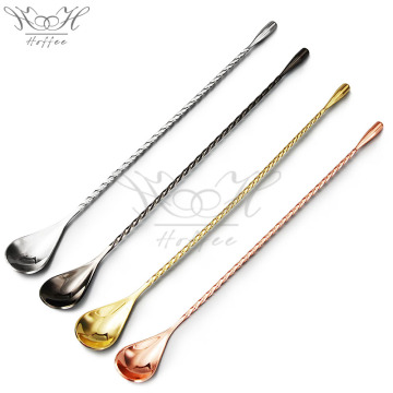 Cuchara para bar de cóctel de acero inoxidable de 40 cm