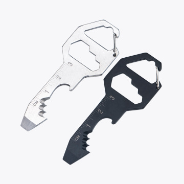 EDC Keychain múltiple al aire libre: cuchillo 6 en 1 y herramientas de supervivencia