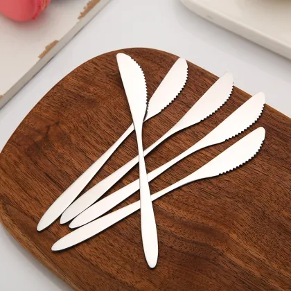 Stainless Mooncake Dessert Pastry Knife and Fork Set