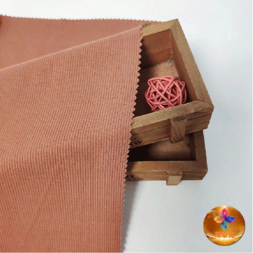 Tecido canelado 2x2 durável para uso têxtil