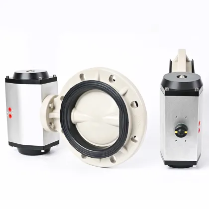 PPH Pneumatic Butterfly Valve