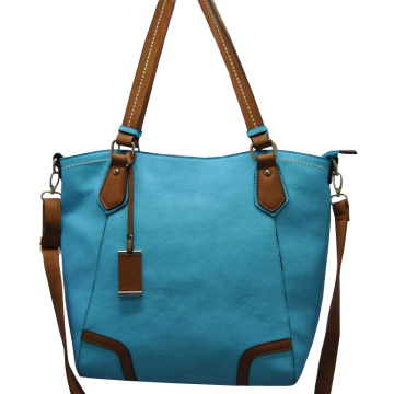 Latest Ladies Fashion PU Handbag (4002)