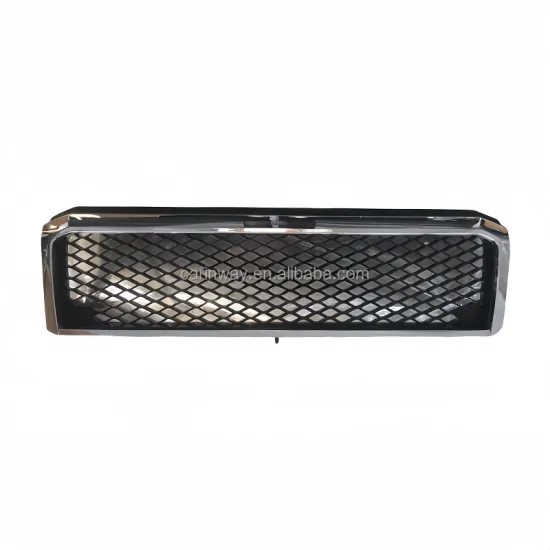 Chrome & Black Grille Car Accessories for Toyota Land Cruiser FJ75 FJ79 TRD Front Bumper Grilles