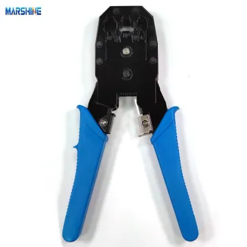 RJ9/RJ11/RJ12/RJ45 Network Ethernet Cable Crimping Tool 3-in-1 LAN Cable Crimper