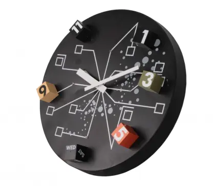 Stars Pattern Beautiful Wall Digital Clock