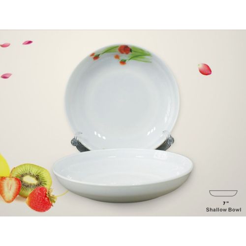 Color Clear Soup Plate - 9