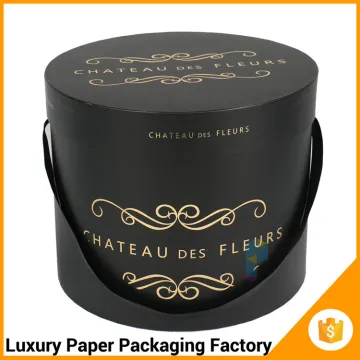 Luxury packing flower box paper