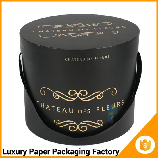 Luxury packing flower box paper