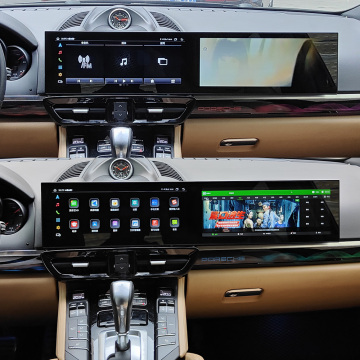 12.3Inch Dual Screen Car Radio for Porsche Cayenne 2011-2017 with Android 13 and Carplay