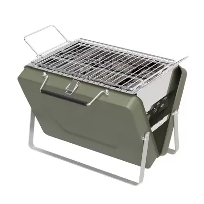 Outdoor foldable barbecue grills