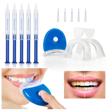 Home Mini Blue LED Teeth Whitening Kit - 44% Peroxide Dental Bleaching System