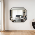 Large Octagon Mounted Wall Mirror