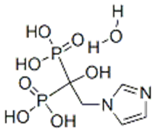 Phosphonic acid,P,P'-[1-hydroxy-2-(1H-imidazol-1-yl)ethylidene]bis-, hydrate CAS 165800-06-6