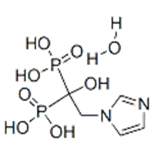 Ácido fosfônico, P, P &#39;- [1-hidroxi-2- (1H-imidazol-1-il) etilideno] bis-, hidrato CAS 165800-06-6