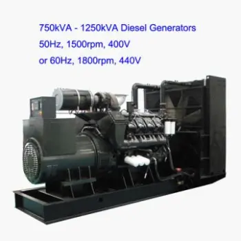 Diesel Generators with Googol Series 825kVA-1250kVA