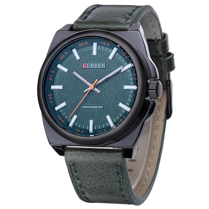 Big Dial Real Leather Quartz Watch men Big Dial Real Leather Quartz Watch men