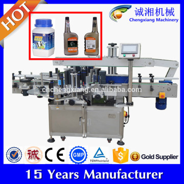 Factory direct sale automatic two side label machine,label labeling machine,adhesive applicator