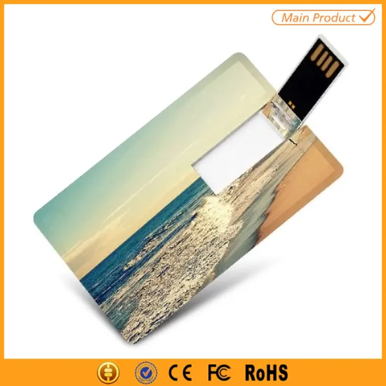 ultra thin logo print 4gb 8gb usb flash drive credit card