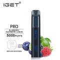 Iget Pro 5000 bocanadas de vapor desechable