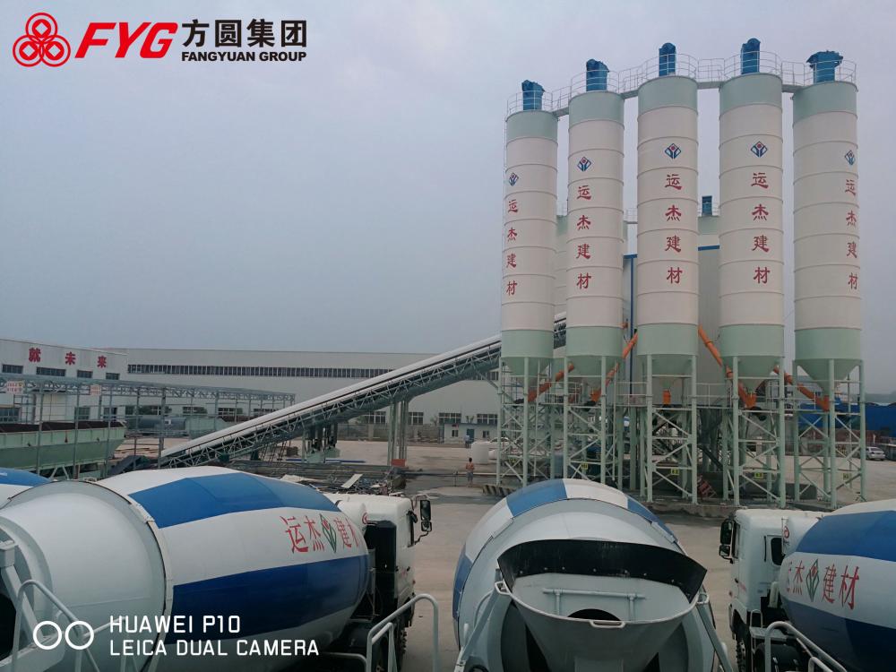 Large Scale portable concrete batch plants for sale